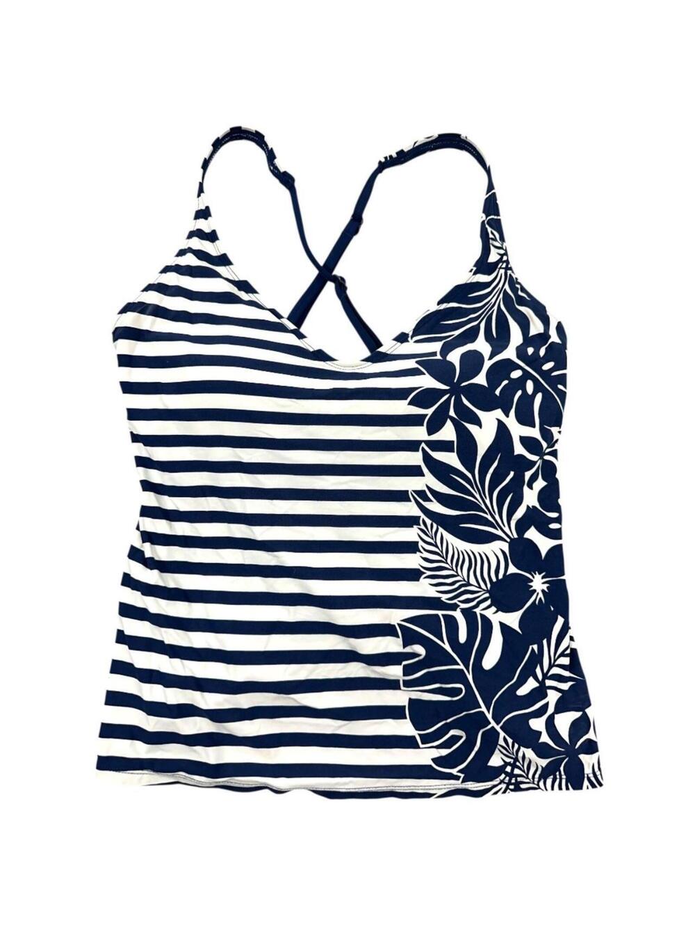 Y2K Beach House Tankini Swim Top